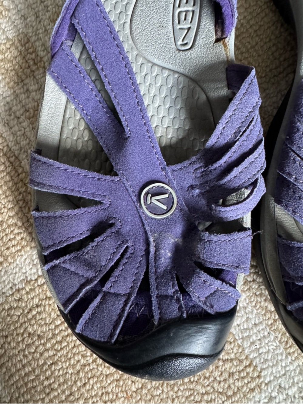 KEEN Rose Sport Sandals Waterproof Comfort Hiking Shoes Outdoor Trail Purple 6 - Picture 8 of 12